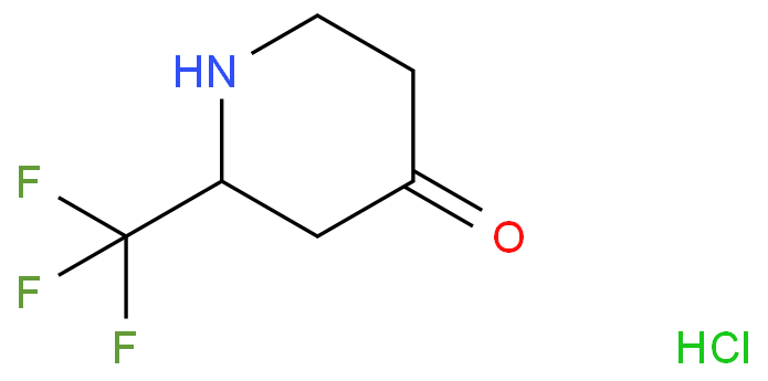 2-(trifluoromethyl)piperidin-4-one hydrochloride