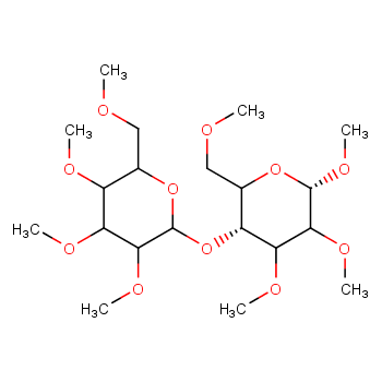 Methyl cellulose; 9004-67-5 structural formula