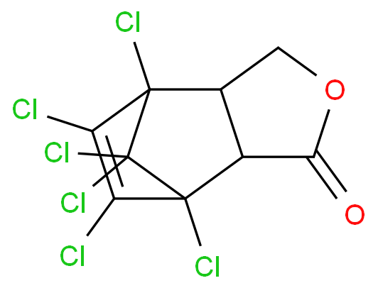 硫丹内酯化学结构式
