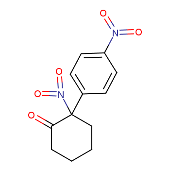 2-硝基-2-(4-硝基苯基)环己烷-1-酮