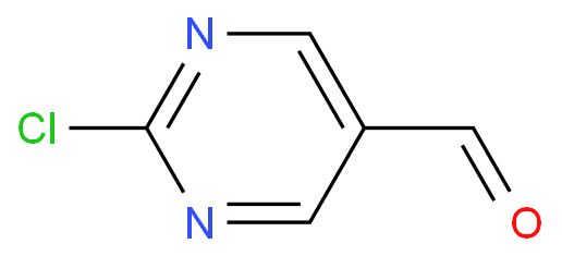 2-氯嘧啶-5-甲醛化学结构式