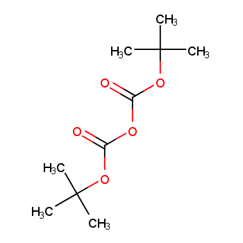 Di-tert-butyl dicarbonate structure