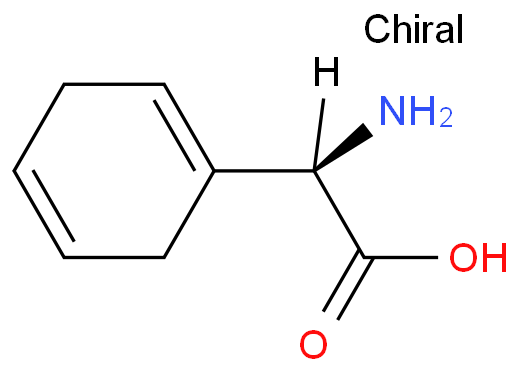 26774-88-9 (R)-(-)-2-(2,5-二氢苯基)甘氨酸 结构式图片