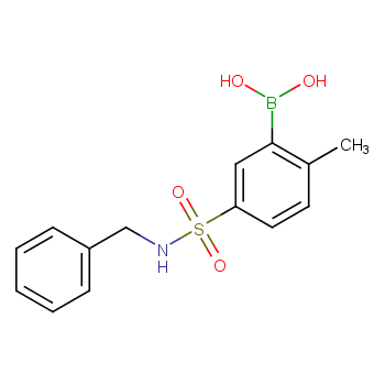 5-Benzylsulfamoyl-2-methylbenzeneboronic acid