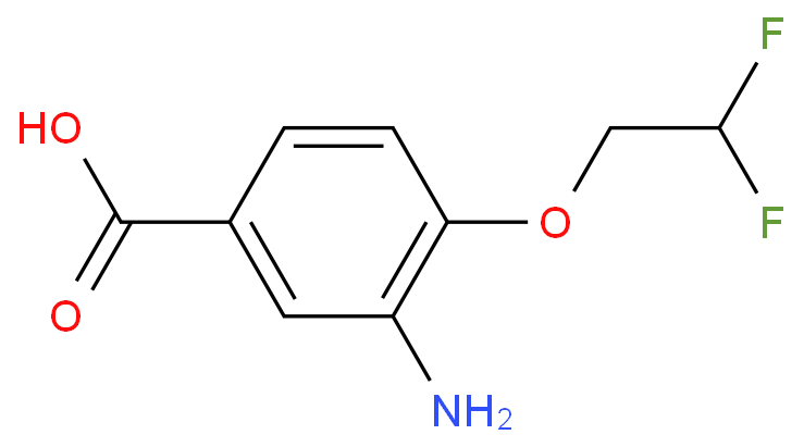 3-Amino-4-(2,2-difluoroethoxy)benzoic acid