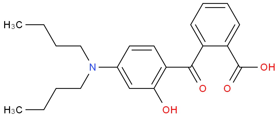 Benzoic acid, 2-[4-(dibutylamino)-2-hydroxybenzoyl]-  