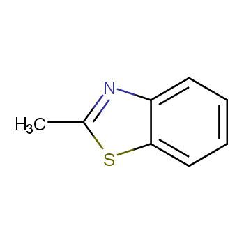 2-甲基苯并噻唑化学结构式