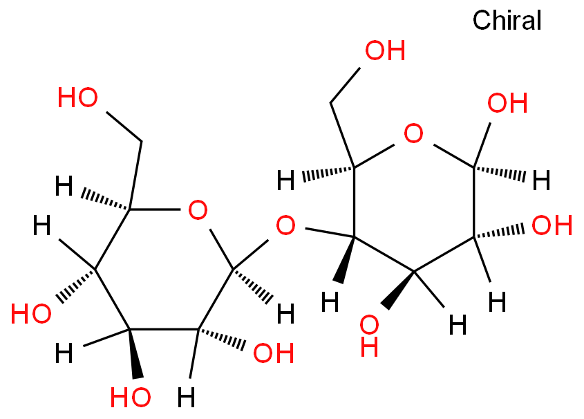 D-纤维二糖化学结构式