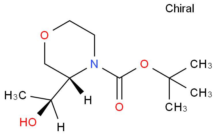(S)-4-BOC-3-((S)-1-羟基乙基)吗啉 1821776-37-7