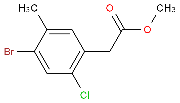 2-(4-溴-2-氯-5-甲基苯基)乙酸甲酯 CAS号:1428761-26-5科研及生产专用 高校及研究所支持货到付款