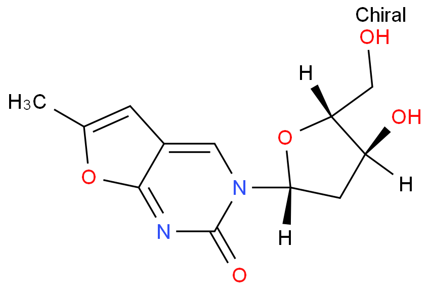 6-METHYL-3-(BETA-D-2-DEOXY-RIBOFURANOSYL)FURANO[2,3-D]PYRIMIDIN-2-ONE