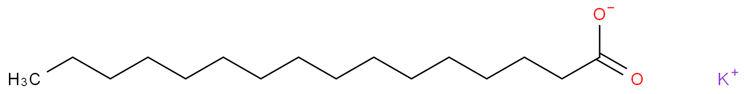 棕榈酸钾化学结构式