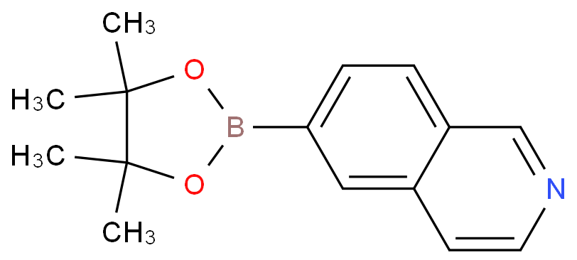 异喹啉-6-硼酸频哪醇酯化学结构式