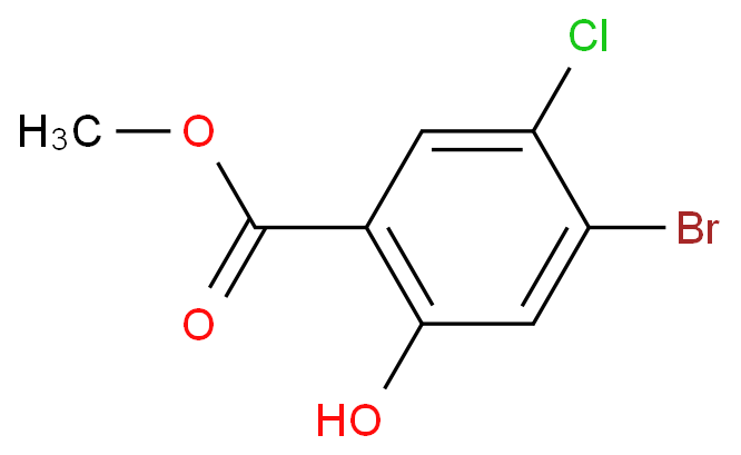 4-溴-5-氯-2-羟基苯甲酸甲酯CAS号1935327-46-0；（科研试剂/现货供应，质量保证）