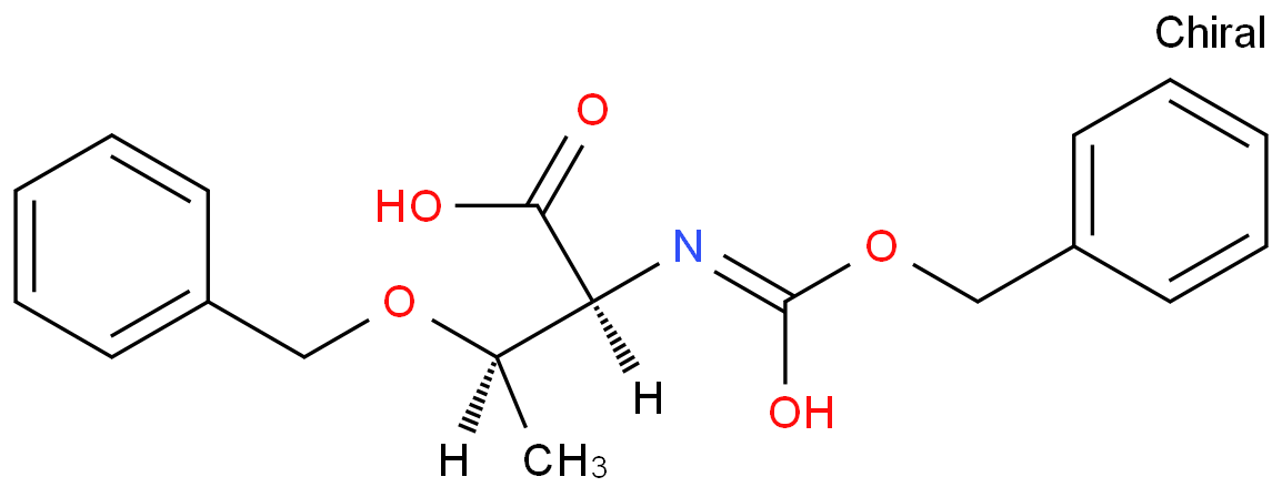 Z-THR(BZL)-OH structure