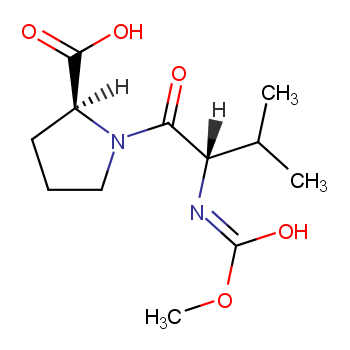 N-(METHOXYCARBONYL)-L-VALYL]-L-PROLINE