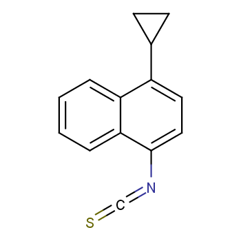 1-cyclopropyl-4-isothiocyanatonaphthalene  