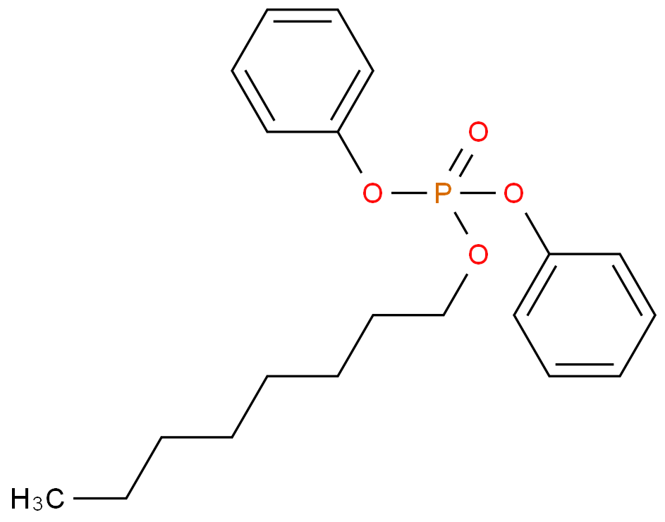 Phosphoric acid, octyldiphenyl ester  