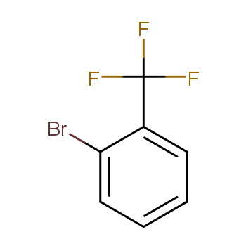 邻溴三氟甲苯化学结构式