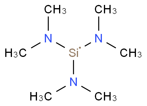 三(二甲胺基)硅烷化学结构式