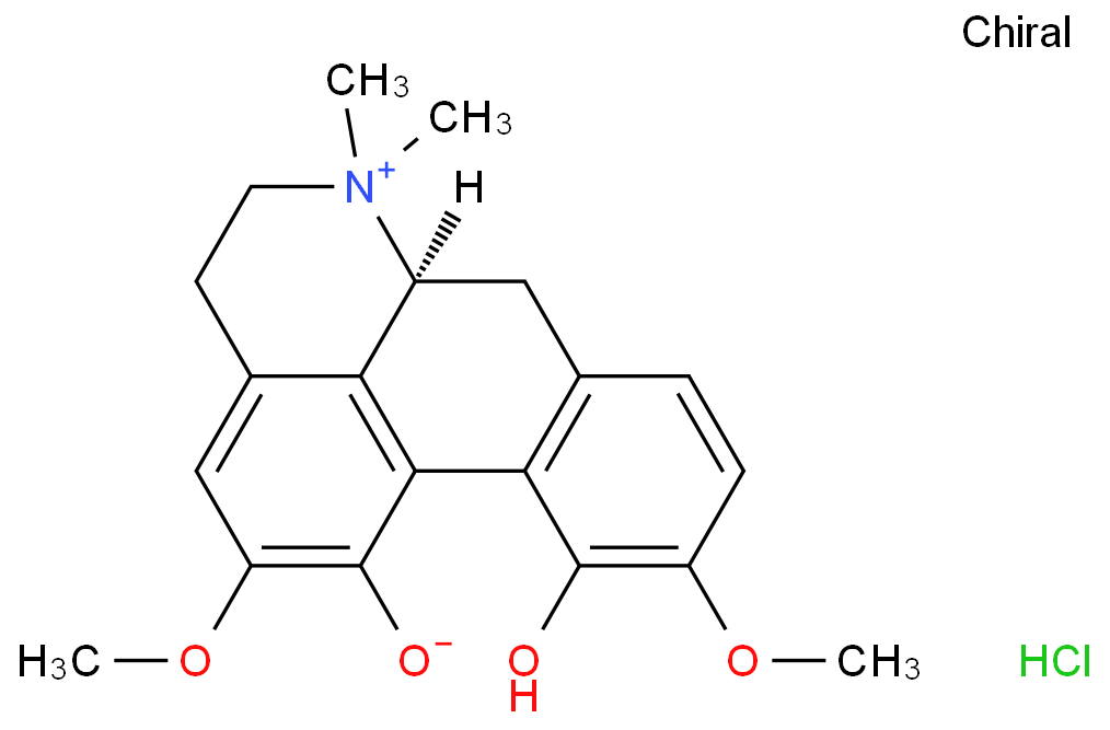 氯化木兰花碱化学结构式