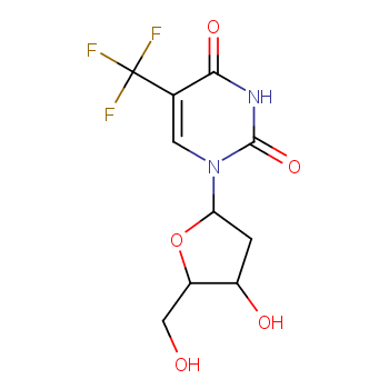 三氟胸苷化学结构式