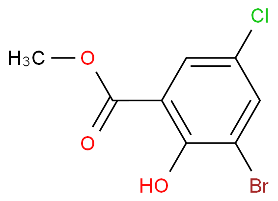 RARECHEM AL BF 0302; METHYL 3-BROMO-5-CHLORO-2-HYDROXYBENZOATE  