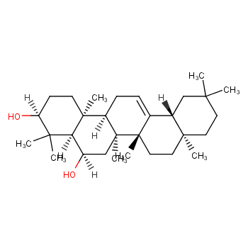 齐墩果-12-烯-3b,6b-二醇价格, 12-Oleanene-3,6-diol对照品, CAS号:41498-79-7