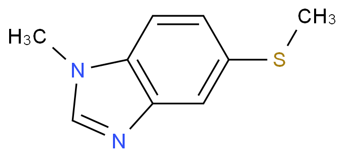 Benzimidazole, 1-methyl-5-(methylthio)- (8CI)