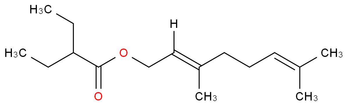 Geranyl 2-ethylbutanoate