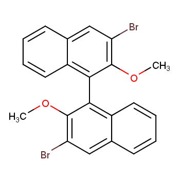 (R)-3,3'-二溴-2,2'-二甲氧基-1,1'-联萘 产品图片
