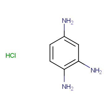 1,2,4-三氨基苯盐酸化学结构式