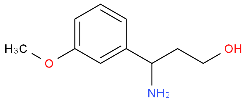 3-氨基-3-(3-甲氧基苯基)丙-1-醇 产品图片