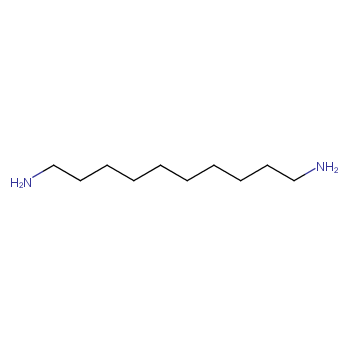 1,10-二氨基癸烷化学结构式
