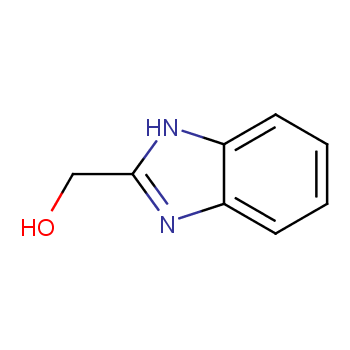 2-羟甲基苯并咪唑化学结构式