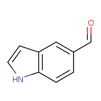 Indole-5-carboxaldehyde structure