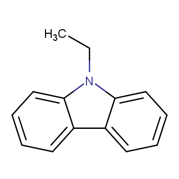 N-乙基咔唑化学结构式