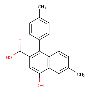 4-羟基-6-甲基-1-对甲苯基-[2]萘甲酸 CAS号:101894-09-1科研及生产专用 高校及研究所支持货到付款