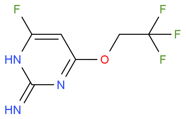 2-AMINO-4-TRIFLUOROETHOXY-6-FLUOROPYRIMIDINE