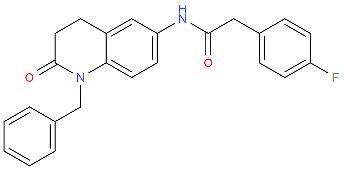 2-(4-fluorophenyl)-N-[2-oxo-1-(phenylmethyl)-3,4-dihydroquinolin-6-yl ...