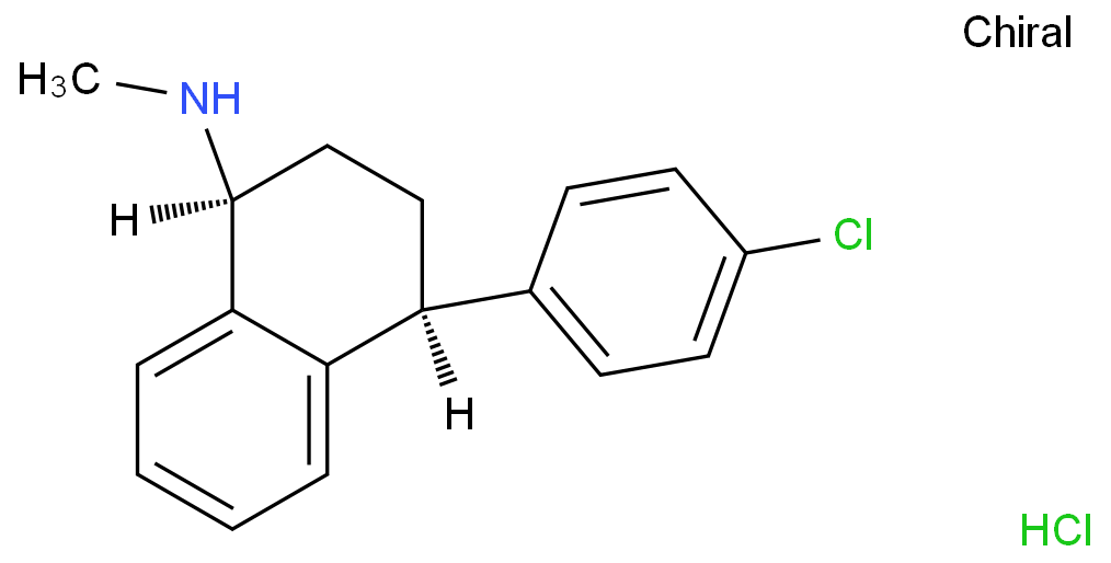 rac-cis-3-Dechloro Sertraline Hydrochloride