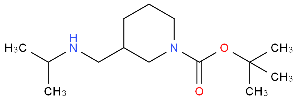 3-[[(1-甲基乙基)氨基]甲基]-1-哌啶甲酸叔丁酯