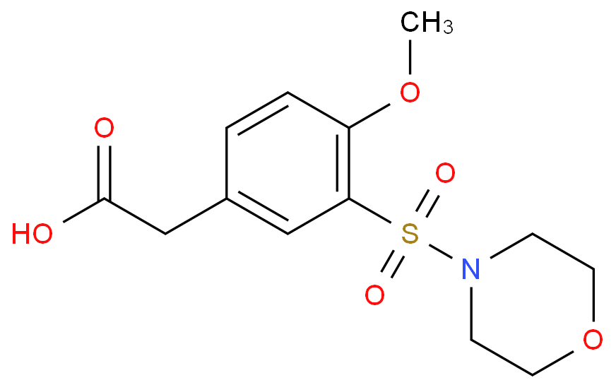 [4-METHOXY-3-(MORPHOLINE-4-SULFONYL)-PHENYL]-ACETIC ACID