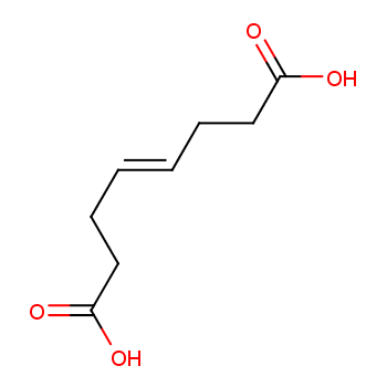 48059-97-8 (E)-辛-4-烯-1,8-二酸 结构式图片