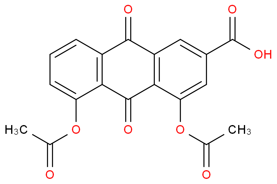 Diacerein structure