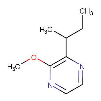 2-甲氧基-3-仲丁基吡嗪化学结构式
