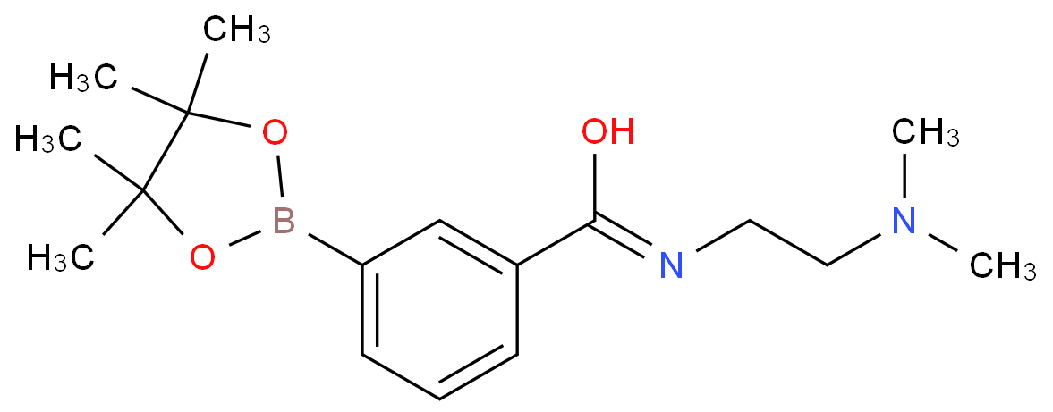 N-[2-(dimethylamino)ethyl]-3-(4,4,5,5-tetramethyl-1,3,2-dioxaborolan-2-yl)benzamide