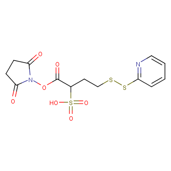 Butanoic acid, 4-(2-pyridinyldithio)-2-sulfo-, 1-(2,5-dioxo-1-pyrrolidinyl) ester/1193111-39-5