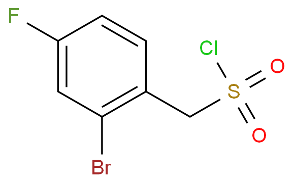 (2-Bromo-4-fluorophenyl)methanesulfonyl chloride