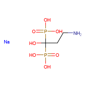 Phosphonicacid, P,P'-(3-amino-1-hydroxypropylidene)bis-, sodium salt (1:2)